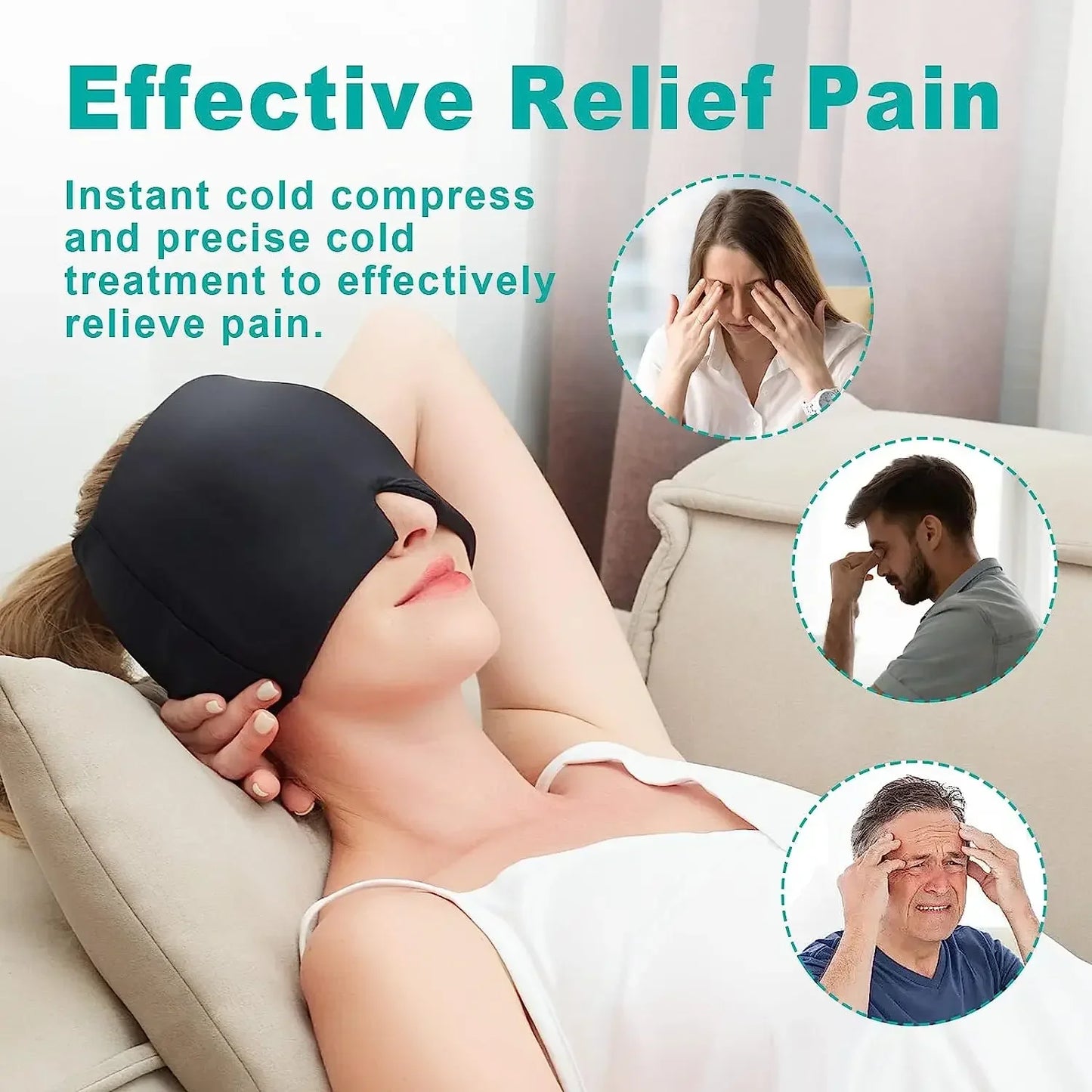 Migraine Relief Gel Hat - Evonix